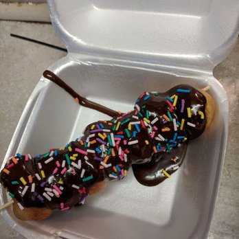 Meaney's Mini Donuts - Chocolate delight - $3.75 - Donuts Near Me - Sarasota, Florida Meaney's Mini Donuts - Chocolate delight - $3.75 - Donuts Near Me - Sarasota, Florida