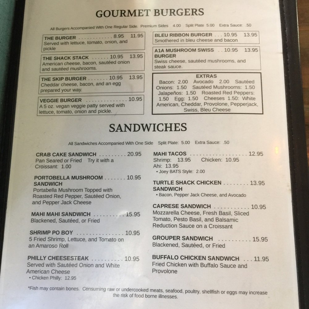 Turtle Shack - Seafood Near Me - Palm Coast, Florida Turtle Shack - Seafood Near Me - Palm Coast, Florida