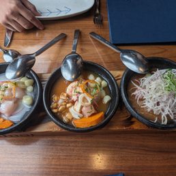 Ceviche tasting