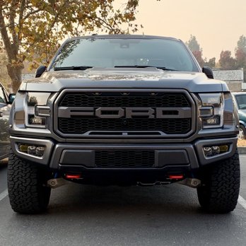 King of Wraps - Wrapped lower section / skid plate satin black and front tow hooks red. - Vehicle Wraps Near Me - San Jose, California