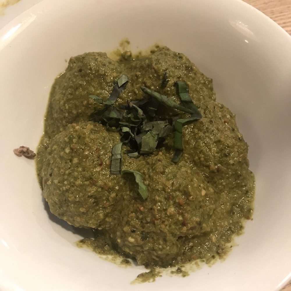 Kitava - Pesto Meatballs - Gluten-Free Near Me - San Francisco, California Kitava - Pesto Meatballs - Gluten-Free Near Me - San Francisco, California
