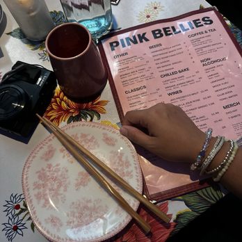 Pink Bellies - Table set up - Vietnamese Near Me - Charleston, South Carolina Pink Bellies - Table set up - Vietnamese Near Me - Charleston, South Carolina