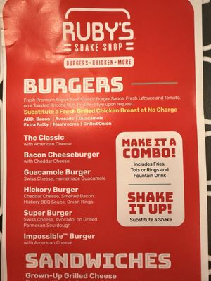 Menu photo 1 Ruby's Shake Shop Henderson, NV Menu photo 1 Ruby's Shake Shop Henderson, NV