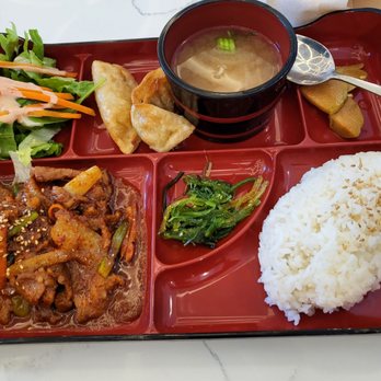 King Spa - Spicy Pork Bento Box $20 - Massage Therapy Near Me - Chantilly, Virginia King Spa - Spicy Pork Bento Box $20 - Massage Therapy Near Me - Chantilly, Virginia
