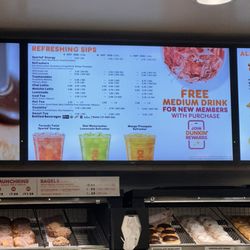 Dunkin' - Menu
