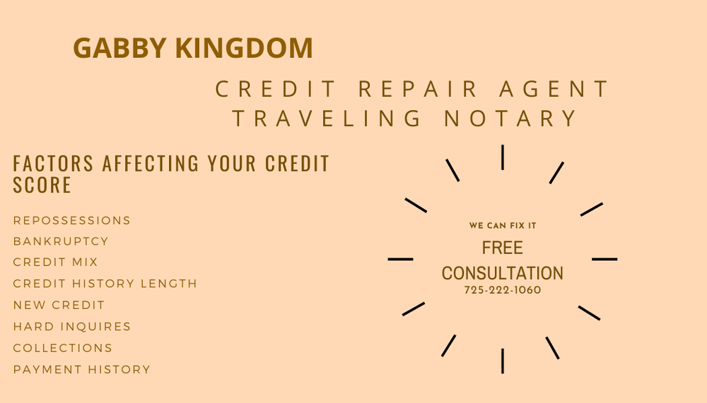 CREDIT REPAIR TRAVELING NOTARY Las Vegas, Nevada Notaries Phone