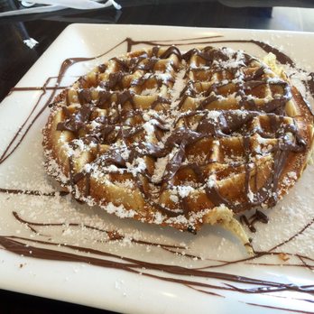 Toast on First - Belgian waffle with Nutella! - Coffee & Tea Near Me - Whittier, California
