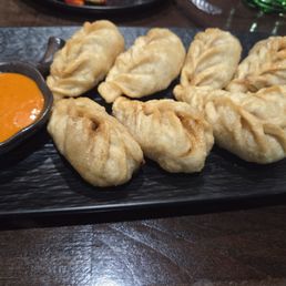 Fried momos, tasted decent as did the peanut sauce 4/5 Fried momos, tasted decent as did the peanut sauce 4/5