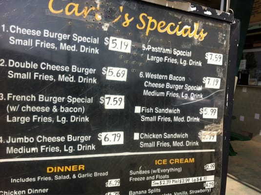 Menu photo 7 Carla's Drive In Bakersfield, CA