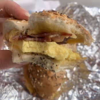 Moe's Broadway Bagel - Bacon egg and cheese - Bagels Near Me - Longmont, Colorado Moe's Broadway Bagel - Bacon egg and cheese - Bagels Near Me - Longmont, Colorado