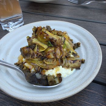 The Perch - Charred artichoke hearts - Cocktail Bars Near Me - Charlemont, Massachusetts The Perch - Charred artichoke hearts - Cocktail Bars Near Me - Charlemont, Massachusetts