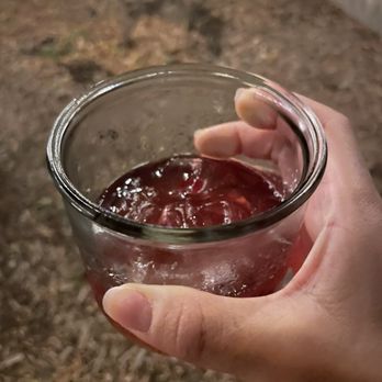 Foodie + Tina - The welcome cocktail - cranberry and ginger with ?sake? - Sushi Bars Near Me