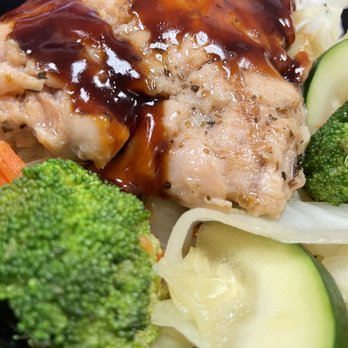 Teriyaki Madness - Salmon Teriyaki bowl. - Asian Fusion Near Me - Bakersfield, California Teriyaki Madness - Salmon Teriyaki bowl. - Asian Fusion Near Me - Bakersfield, California
