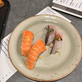Bamboo Sushi - King salmon and Alex's creation - Sushi Bars Near Me - Denver, Colorado Bamboo Sushi - King salmon and Alex's creation - Sushi Bars Near Me - Denver, Colorado