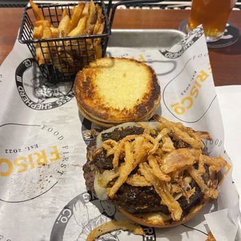 Frisco Tap House - Bacon Jammy Burger - American Near Me - Gambrills, Maryland Frisco Tap House - Bacon Jammy Burger - American Near Me - Gambrills, Maryland