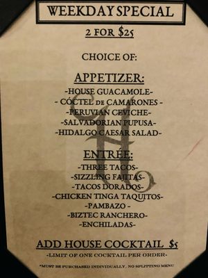 Menu photo 5 Hidalgo’s Cocina & Cócteles Fullerton, CA Menu photo 5 Hidalgo’s Cocina & Cócteles Fullerton, CA