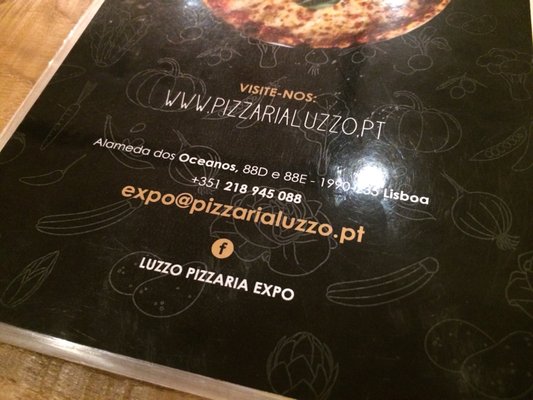 Menu photo 1 Pizzaria Luzzo Sacavém, 11 Menu photo 1 Pizzaria Luzzo Sacavém, 11