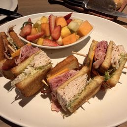 This is the Club sandwich.... With garlic mayo... incredible! This is the Club sandwich.... With garlic mayo... incredible!