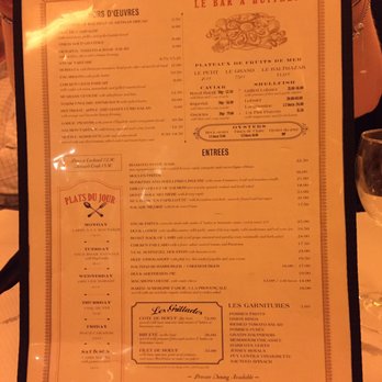 Balthazar - Dinner menu - French Near Me - London, XGL Balthazar - Dinner menu - French Near Me - London, XGL