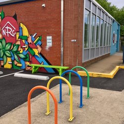 Neighborhood Resource Center - Bike racks outside