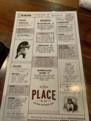 Menu photo 6 The Place Athens, GA