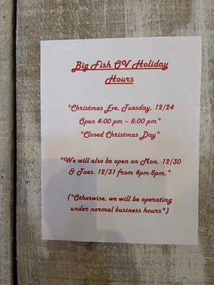 Menu photo 5 Big Fish Grill Ocean View Ocean View, DE