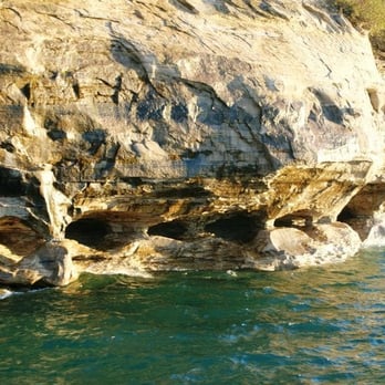 Pictured Rocks Cruises - lots of caves and carved out limestone - Boating Near Me - Munising, Michigan Pictured Rocks Cruises - lots of caves and carved out limestone - Boating Near Me - Munising, Michigan