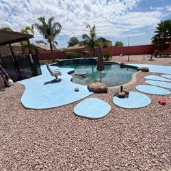 Customer was in need to a pool refreash.