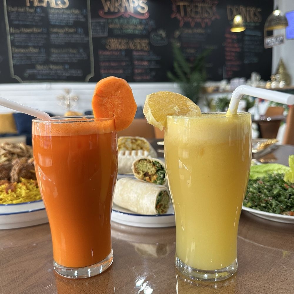 Havenly - Fresh Carrot Juice ( ) and Fresh Orange Juice ( ) - Desserts Near Me - New Haven, Connecticut