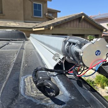 McBride's RV Service & Paint - This is how they returned the awning to me after spending almost $3k. - Body Shops Near Me - Chino, California
