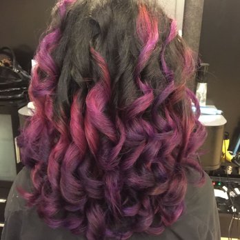 PerfectEnds with Bita - My purple hair! Bita did such a nice mix of two purple shades! - Hair Salons Near Me - Plano, Texas