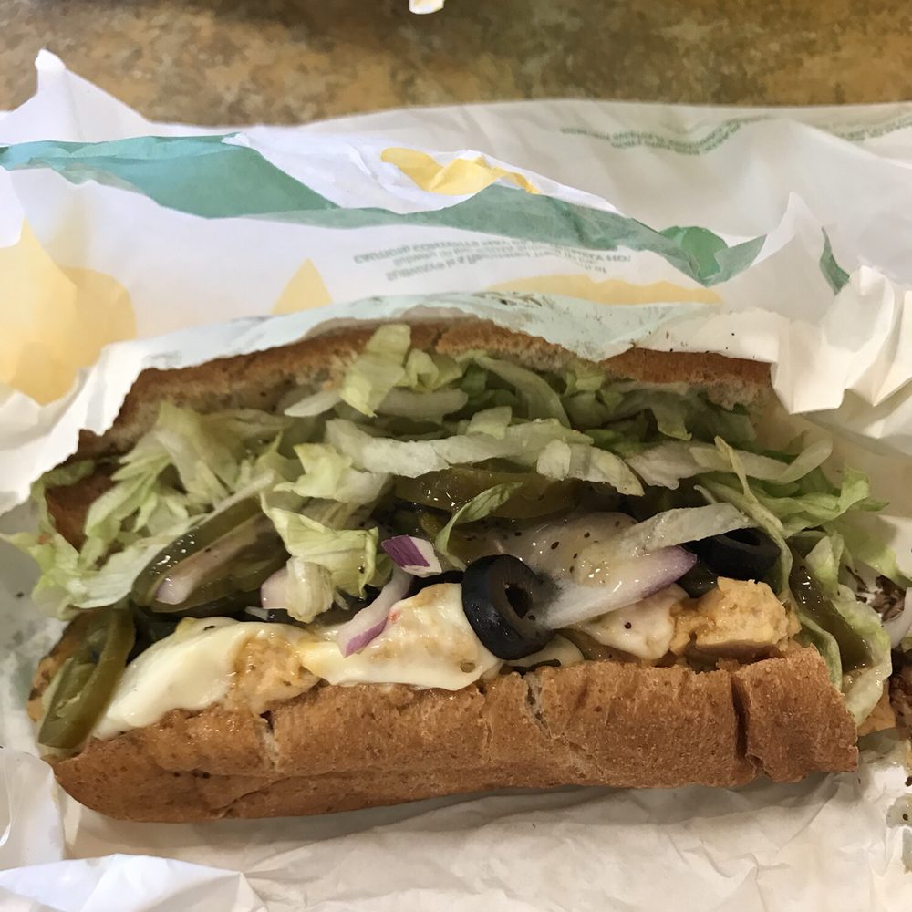 Subway - a sandwich with lettuce, mushrooms, and cheese - Sandwiches Near Me - Geismar, Louisiana Subway - a sandwich with lettuce, mushrooms, and cheese - Sandwiches Near Me - Geismar, Louisiana