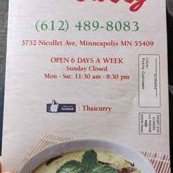 Thai Curry Restaurant