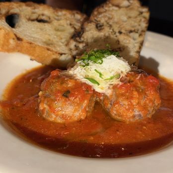 Isa Bistro - Meatball appetizer - New American Near Me - Portland, Maine Isa Bistro - Meatball appetizer - New American Near Me - Portland, Maine