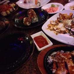 Tokyo Restaurant - Sushi from the all you can eat ppl eating don't know what's what lol