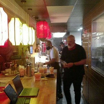 Fortunate Son - Workers busy in the kitchen preparation area - Chinese Near Me - San Diego, California