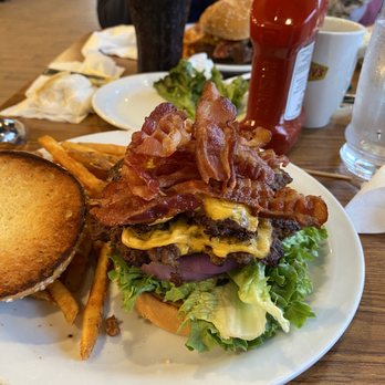 Denny's - Look at all the bacon! - American Near Me - Santa Rosa, California Denny's - Look at all the bacon! - American Near Me - Santa Rosa, California