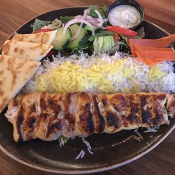Luna Grill Mansfield - Flat chicken kabob - Mediterranean Near Me - Mansfield, Texas Luna Grill Mansfield - Flat chicken kabob - Mediterranean Near Me - Mansfield, Texas