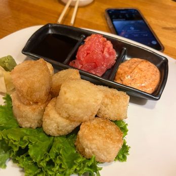Akai Hana - Spicy tuna crispy rice - Japanese Near Me - Columbus, Ohio Akai Hana - Spicy tuna crispy rice - Japanese Near Me - Columbus, Ohio