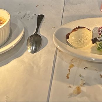 Sicilian Cafe - Creme brûlée & chocolate lava cake - Italian Near Me - Chico, California
