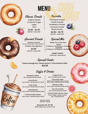 Menu photo 8 Crave Donut Tampa, FL Menu photo 8 Crave Donut Tampa, FL