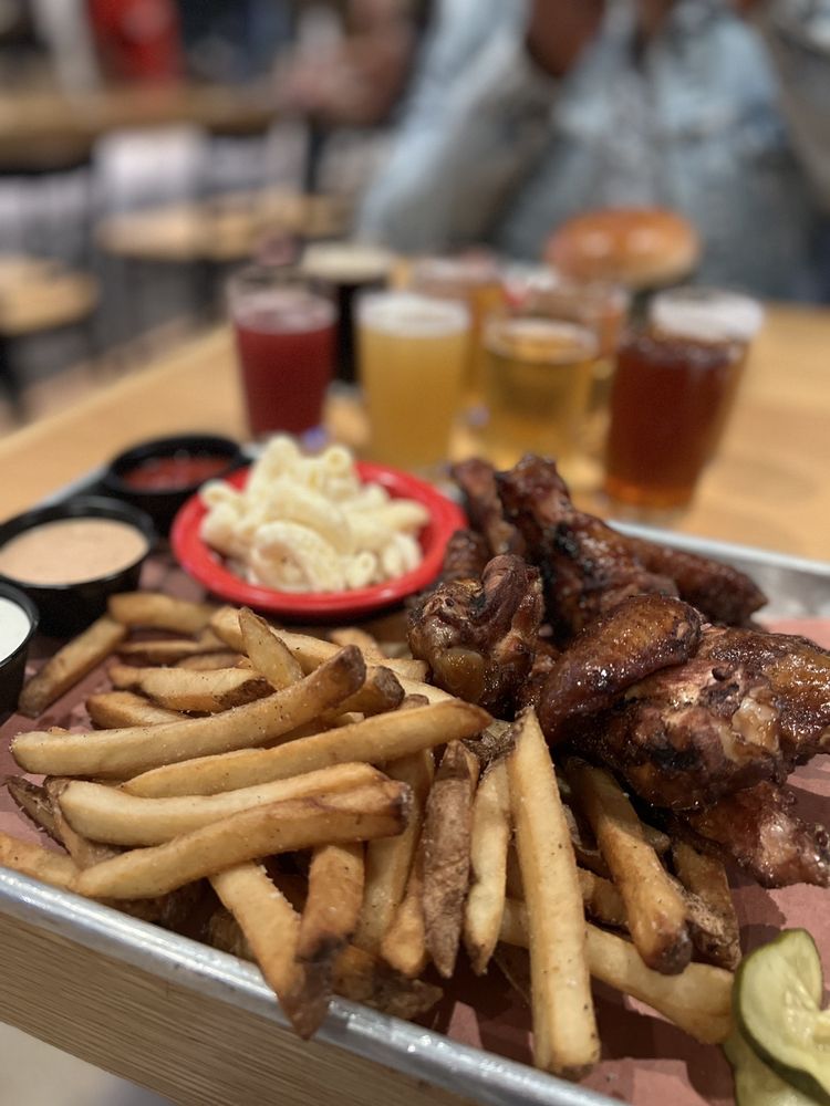 Food from Doc's Commerce Smokehouse