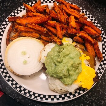 57s All American Grill - De Soto burger (I added the fried eggG - American Near Me - Flushing, New York 57s All American Grill - De Soto burger (I added the fried eggG - American Near Me - Flushing, New York