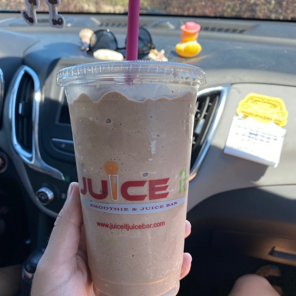 Juice It - Acoustic smoothie w/ mocha powder - Juice Bars & Smoothies Near Me - Fargo, North Dakota