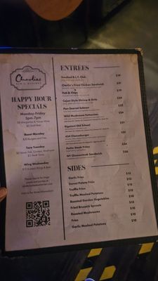 Menu photo 2 Charlies Bar & Kitchen Bronx, NY Menu photo 2 Charlies Bar & Kitchen Bronx, NY
