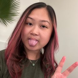 Pink balayage