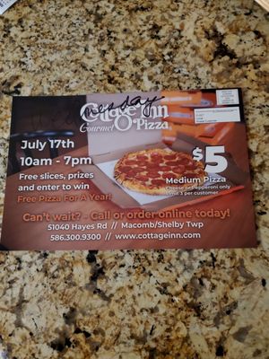 Menu photo 4 Cottage Inn Pizza Macomb Township, MI Menu photo 4 Cottage Inn Pizza Macomb Township, MI