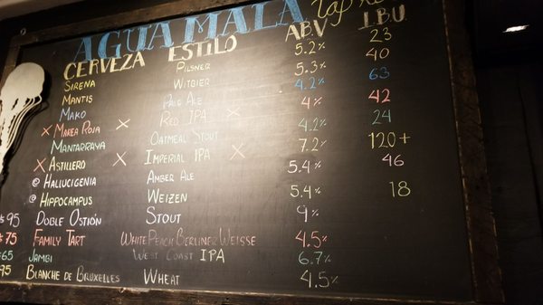 Menu photo 4 Cervecería Aguamala Ensenada, BCN Menu photo 4 Cervecería Aguamala Ensenada, BCN