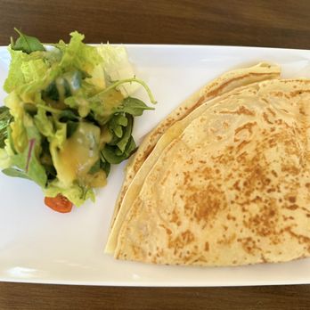 Lily's Creperie - Ham & Cheese w/side salad - Juice Bars & Smoothies Near Me - San Mateo, California