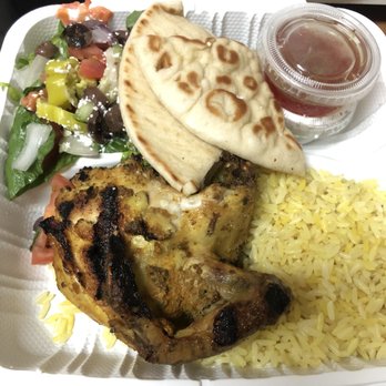 Acropolis Greek Grill - Quarter Lemon Chicken Plate - Greek Near Me - Vista, California Acropolis Greek Grill - Quarter Lemon Chicken Plate - Greek Near Me - Vista, California